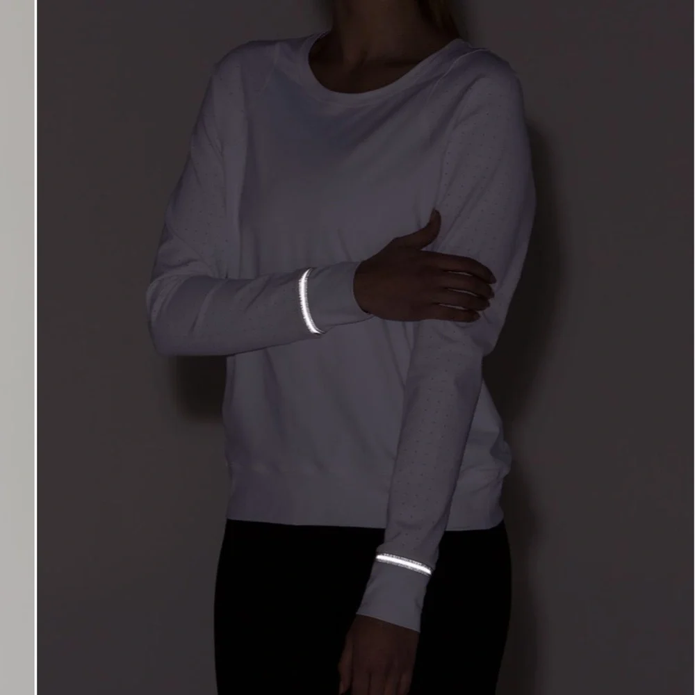 Lululemon Mind Over Miles Long Sleeve White 6